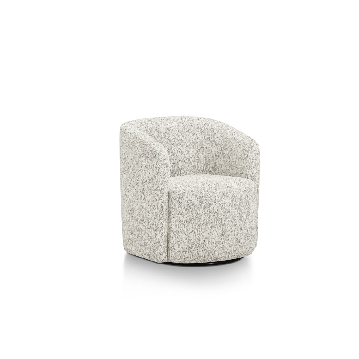 Shireen Swivel Lounge Chair in Royal Beige - Image 4