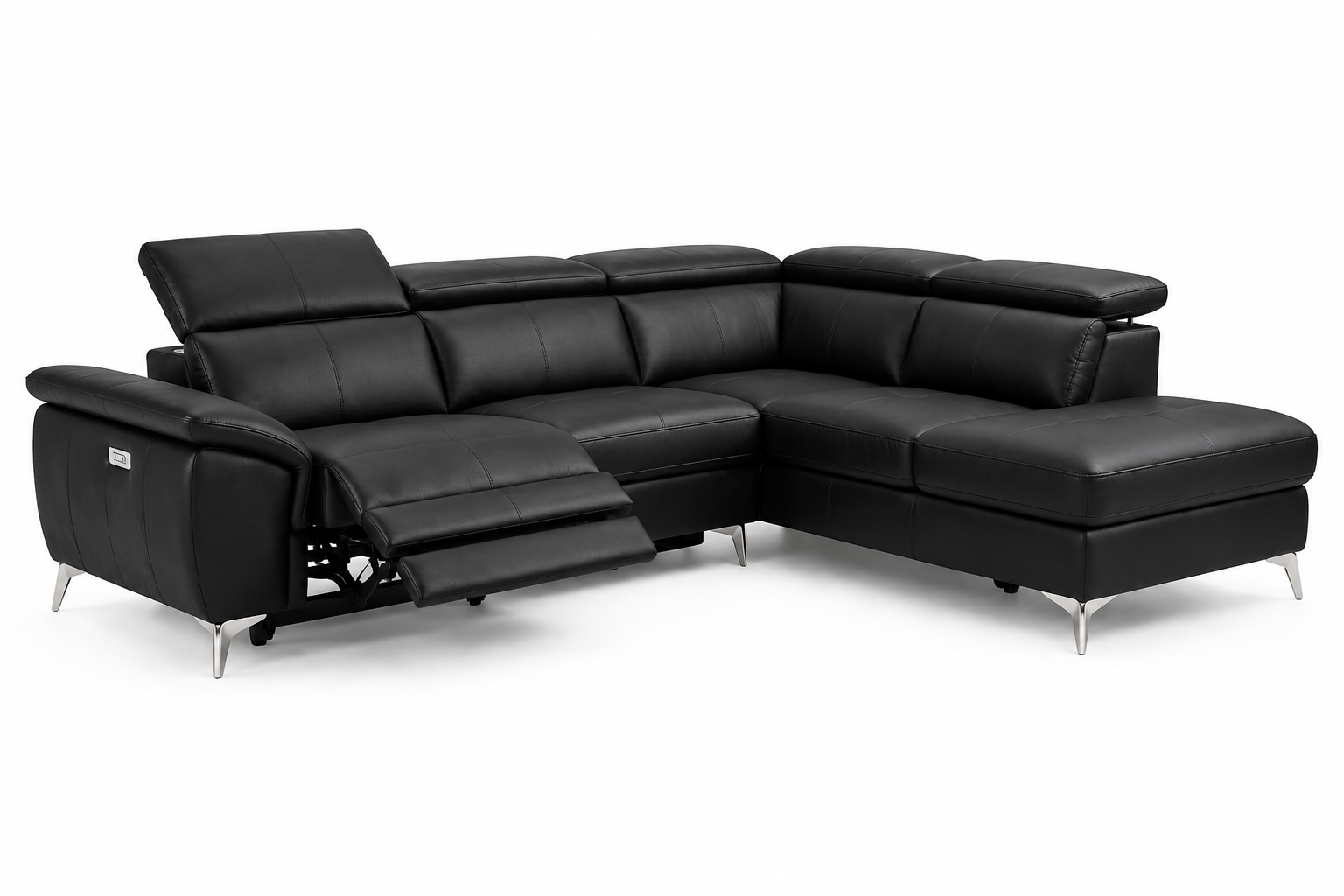 Moderno L-Shape 3-Seater Electric Recliner Sofa - Image 15