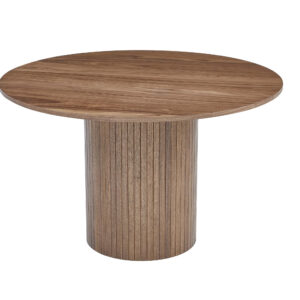 Caesar Round Dining Table – Walnut or Oak Finish