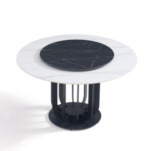 Preita 1.3M Round Sintered Stone Dining Table