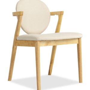 Ronny Arm Dining Chair – Natural