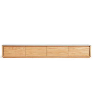 Kattalin Oak Stone Top TV Console