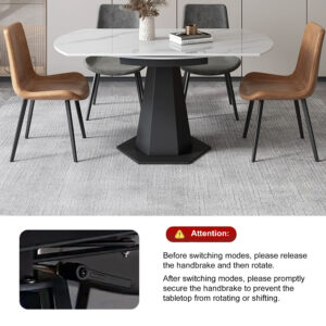 Harailt Modern Extendable Dining Table