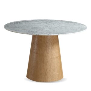 Hannah 1.2M Round Marble Dining Table